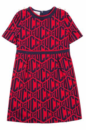 Logo-embroidered dress, zdjęcie 1 Logo-embroidered dress od Gucci Kids